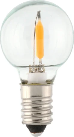 E10 LED-lampor till adventsljusstake, 10-55 V rund, 4-pack