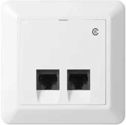 Elko RS infällt nätverksuttag Cat 6