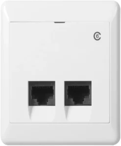 Elko RS utanpåliggande nätverksuttag Cat 6