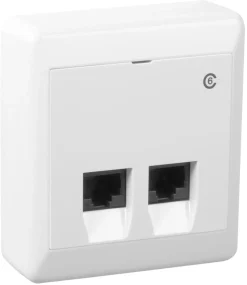 Elko RS utanpåliggande nätverksuttag Cat 6