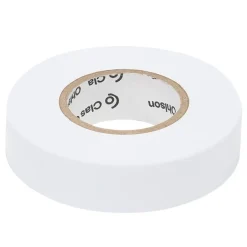 Eltejp vit, 19 mm x 20 meter