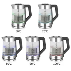 Emerio vattenkokare med tesil, temperaturval 1,7 l WK-122730