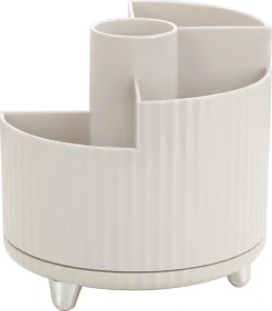 Empire S roterande liten sminkförvaring, beige