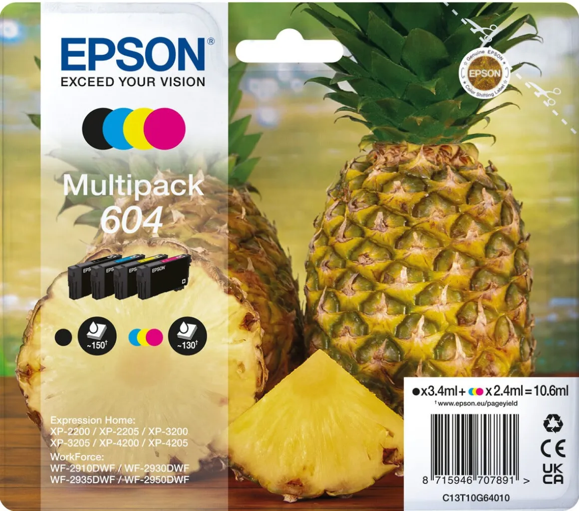 Epson 604 Ananas Multipack bläckpatronset