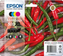 Epson 503XL Chilifrukter Multipack bläckpatronset