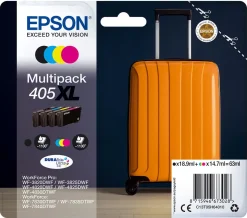 Epson 405XL Resväska Multipack bläckpatronset