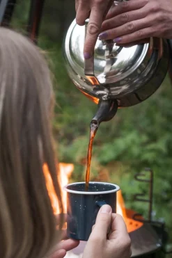 Espegard kaffepanna öppen eld, rostfritt stål, 6 l