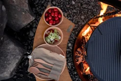 Espegard sidobord till bålpanna Glo 60, 2-pack