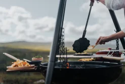Espegard våffeljärn öppen eld, gjutjärn