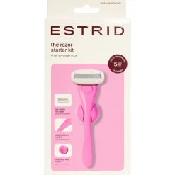 Estrid rakhyvel startkit med vägghållare och rakblad
