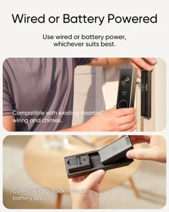 Eufy E340 Doorbell Kit videodörrklocka+ HomeBase Mini