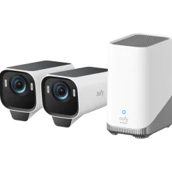 EufyCam S3 Pro 2 x övervakningskamera 4K+ HomeBase S380