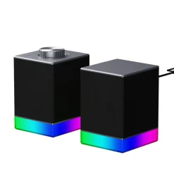 Exibel gaminghögtalare RGB Bluetooth, 2×5 W