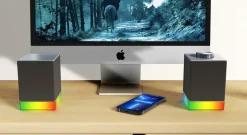 Exibel gaminghögtalare RGB Bluetooth, 2×5 W