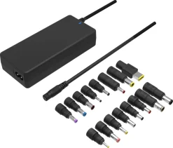 Exibel laptopladdare 19 V DC 90 W, 16 adaptrar