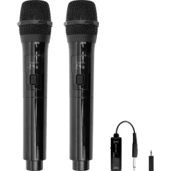 Exibel trådlösa mikrofon 2-pack 50 m räckvidd