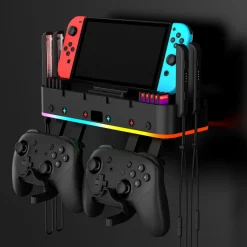 Exibel väggfäste Nintendo Switch, laddning och RGB