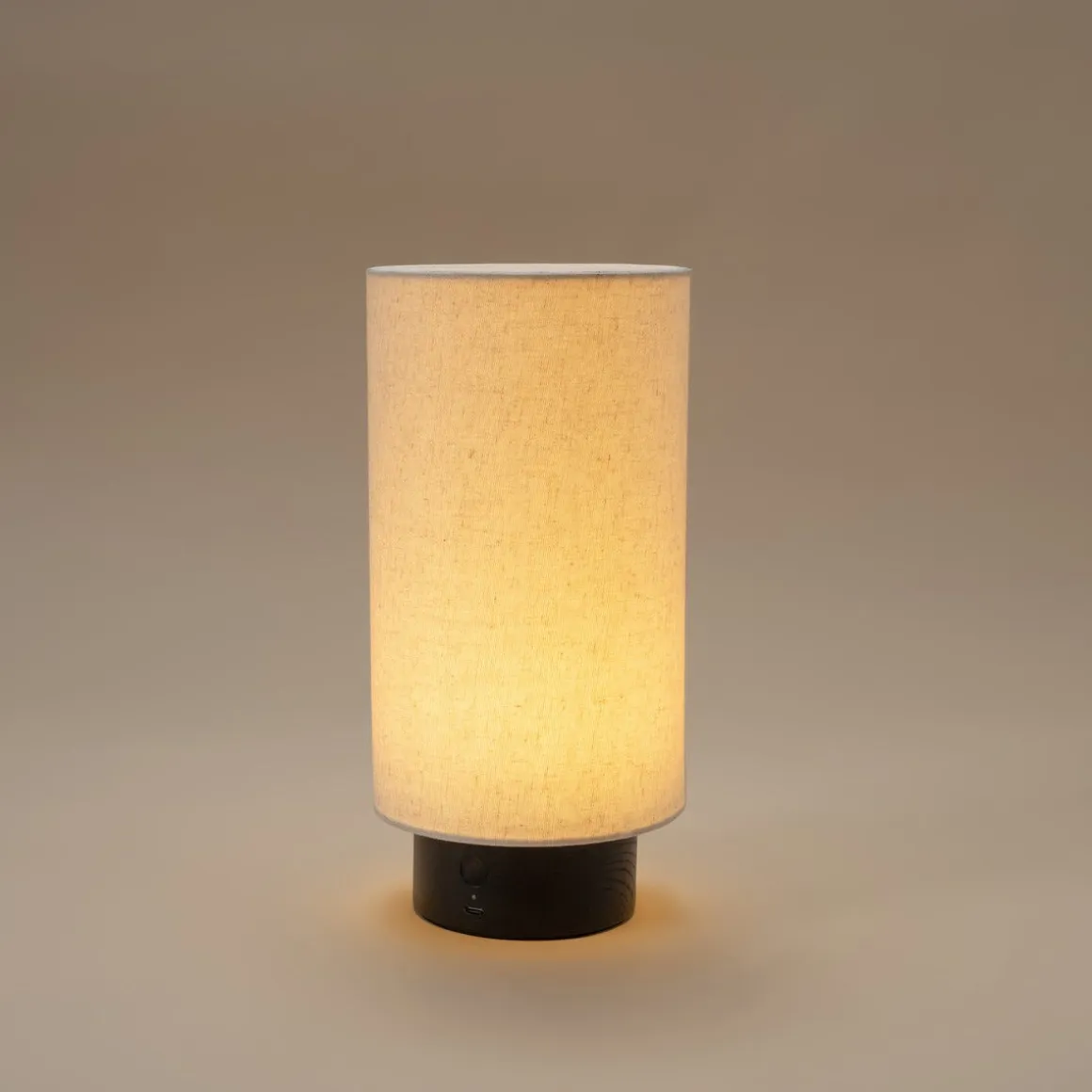 Filip uppladdningsbar liten bordslampa trä, Northlight