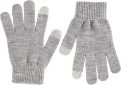 Fingervantar med touch, grå