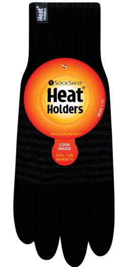 Fingervante Heat Holders herr, svart