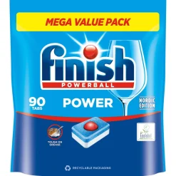 Finish Power All in 1 maskindiskmedel, 90-pack