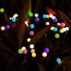 Firefly lysande trädgårdsdekoration solcell RGB