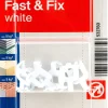 Fischer Fast & Fix krok, väggkrok gips och trä, 8-pack