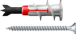 Fischer gipsplugg DuoBlade S K NV med skruv, 6-pack
