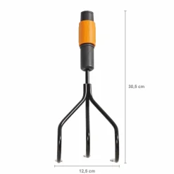 Fiskars OneClick kultivator, 3 klor i kolstål