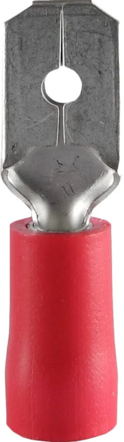 Flatsstift 1,5 mm röd hane, 10-pack