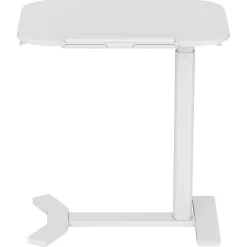 Flexisport höj- och sänkbart arbetsbord vitt, 65-105 cm