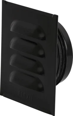 Flexit galler med stos 100 mm, svart