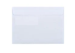 Fönsterkuvert C5 H2, vita, 50-pack