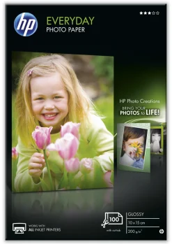 Fotopapper 10x15 cm HP Everyday photo paper, Glossy