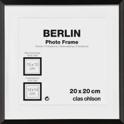 Fotoram Berlin, svart