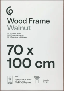 Fotoram trä FSC 70x100 cm