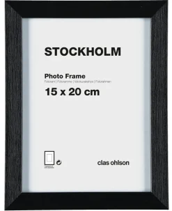 Fotoram Stockholm, svart