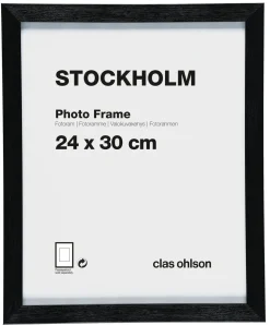 Fotoram Stockholm, svart