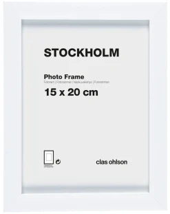 Fotoram Stockholm, vit