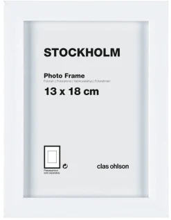 Fotoram Stockholm, vit