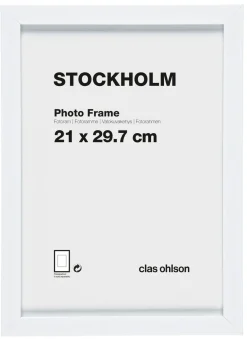 Fotoram Stockholm, vit