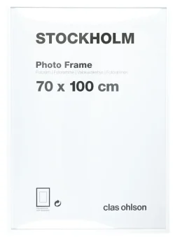 Fotoram Stockholm, vit
