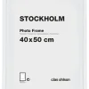 Fotoram Stockholm, vit