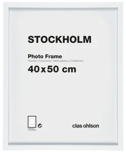 Fotoram Stockholm, vit