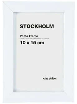 Fotoram Stockholm, vit