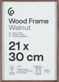 Fotoram trä FSC 21x30 cm