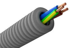 Fördragen flexslang med FQ-kabel 3G2,5 mm2