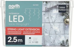 Förlängning till Istappsslinga kallvit LED, Northlight