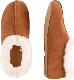 Fårskinnstofflor herr och dam, beige