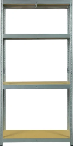 Förvaringshylla metall, 90x40x180 cm
